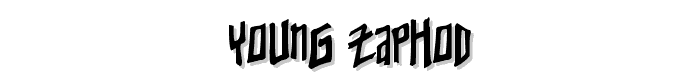 Young Zaphod font